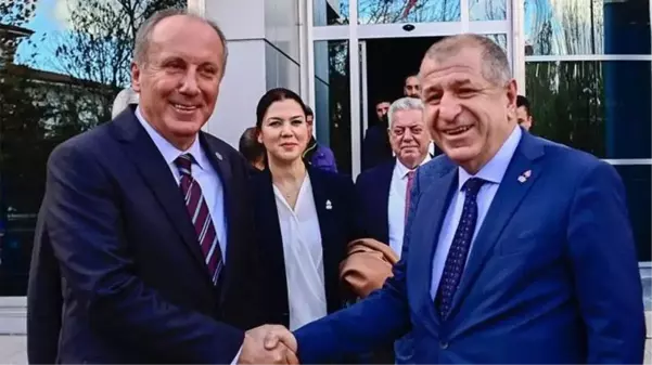 Muharrem İnce'den Zafer Partisi lideri Ümit Özdağ'a sürpriz ziyaret