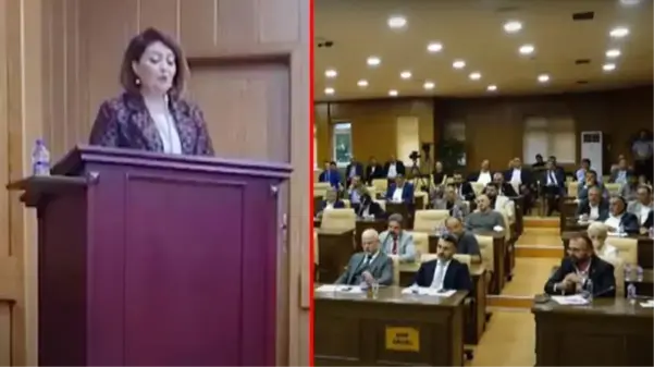 AK Partili Meclis üyesi Esra Yılmaz Mamak Belediyesi'ni eleştirdi, salon bir anda karıştı