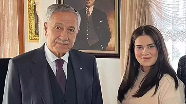 Bülent Arınç'ın yeğeni siyasete atıldı! İşte rozetini taktığı parti