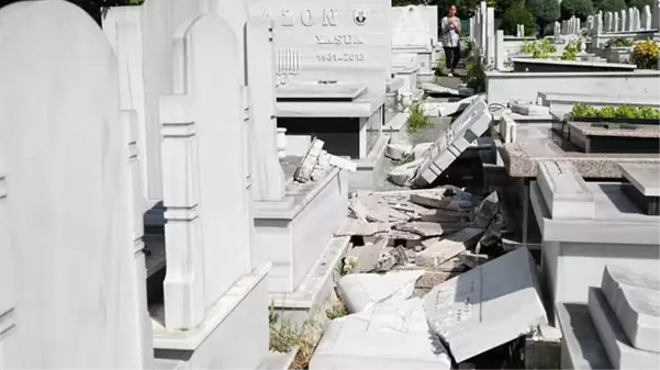 Beyoğlu'ndaki Yahudi mezarlığına çirkin saldırı, 2 kişi gözaltında