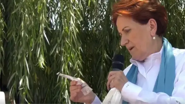 Akşener, çiftçinin kendisine uzattığı elektrik faturası karşısında şaşırıp kaldı: Sözün bittiği yer