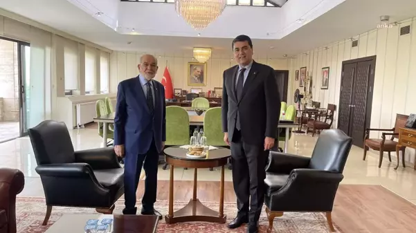 Karamollaoğlu, Gültekin Uysal ile Bir Araya Geldi