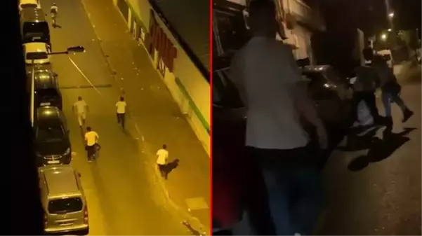 Taksici terörü kamerada! Kovaladıkları adamı sokak ortasında öldüresiye dövdüler