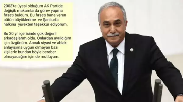 AK Parti'de bir istifa daha mı geliyor? Fakıbaba'nın paylaşımını beğenen isimden açıklama var