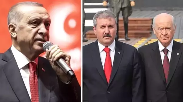 Türkiye Yüzyılı programında dikkat çeken detay! Bahçeli'ye teşekkür eden Erdoğan, Destici'yi es geçti