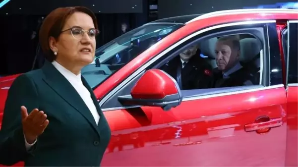 Önce Erdoğan'a teşekkür etti, sonra yerden yere vurdu! Akşener'den dikkat çeken Togg çıkışı