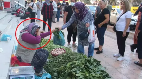 Yürekleri ısıtan görüntüler! Haberi alan seyyar satıcı kadının önünde sıraya girdi