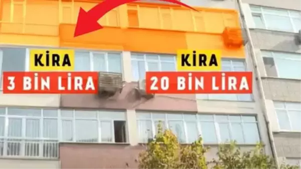 Aynı apartmanda iki ev, birinin kirası 3 bin TL diğerininki 20 bin! Nedeni çok basit