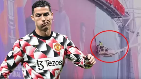 Ronaldo'yu sevmeyenler bile üzüldü! Dünya, Manchester United'ın stadında olanları canlı canlı izledi