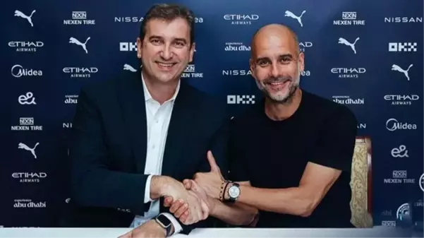 Manchester City, teknik direktör Pep Guardiola ile nikah tazeledi