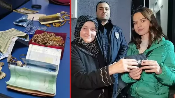 Gençlerden örnek hareket! Para ve altın dolu çantayı bulunca hemen karakola götürdüler