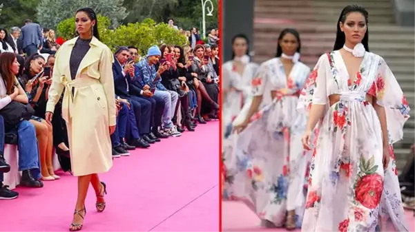 Antalya'da Cindy rüzgarı: Dünyaca ünlü model Dosso Dossi Fashion Show'da podyuma çıktı