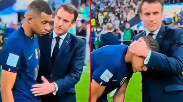 Dünya Kupası'nı kaybeden Fransa'da Mbappe'nin Cumhurbaşkanı Macron'a hareketi olay oldu