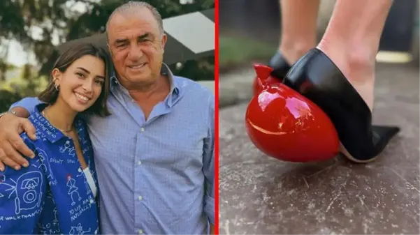 Buse Terim Bahçekapılı, özel tasarım topuklu ayakkabısıyla alay konusu oldu