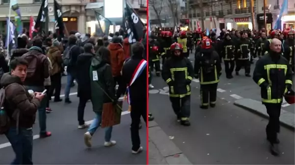 Fransa'da emeklilik yasasıyla ilgili yapılan değişiklik binlerce kişiyi sokağa döktü