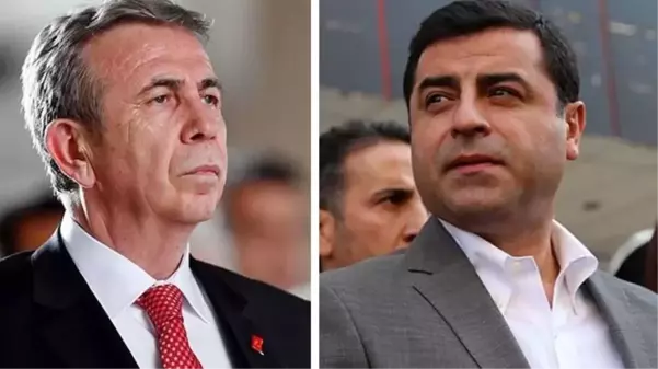 HDP'li Demirtaş, adaylık için Mansur Yavaş'a kapıyı araladı