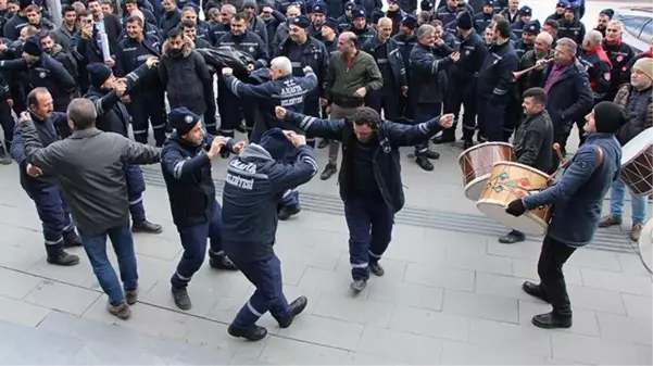 Amasya Belediyesi'nden işçilere rekor zam! Yeni maaşlarını davul zurnayla kutladılar