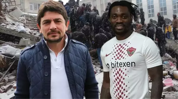 Hatayspor'da futbolcu Christian Atsu ve sportif direktör Taner Savut, depremde enkaz altında kaldı