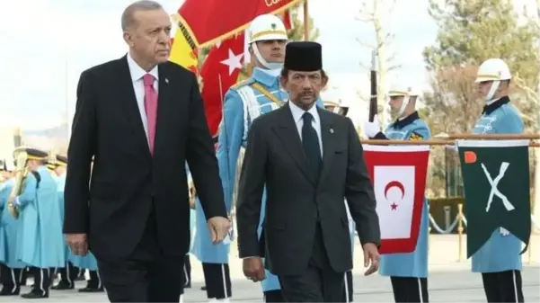 Brunei Sultanı Ankara'da! 5 anlaşma imzalandı, Cumhurbaşkanı Erdoğan'dan 