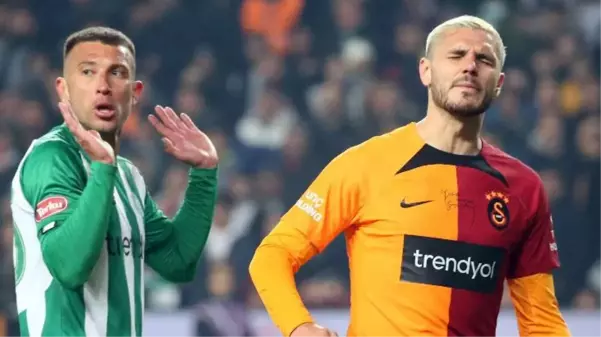 Son Dakika: Liderin 14 maçlık galibiyet serisi son buldu! Konyaspor, Galatasaray'ı 2-1'lik skorla mağlup etti