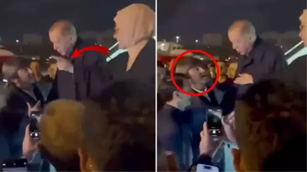 Cumhurbaşkanı Erdoğan ile fotoğraf çektirmek isteyen Rıdvan Dilmen'e Emine Erdoğan 