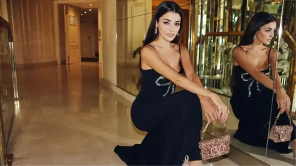 Hande Erçel'in Cannes'da giydiği siyah kombinin 881 bin TL olduğu ortaya çıktı