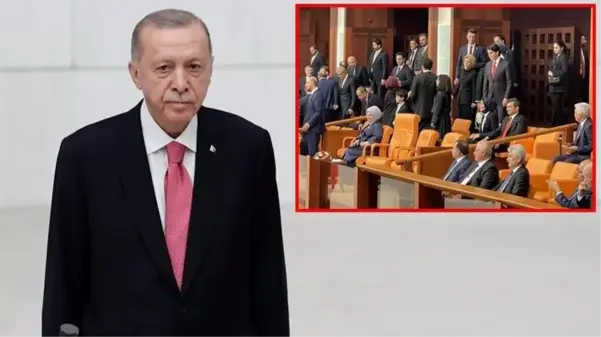 Aile üyeleri Cumhurbaşkanı Erdoğan'ın yeminini locadan izledi! Karede 2 eksik vardı