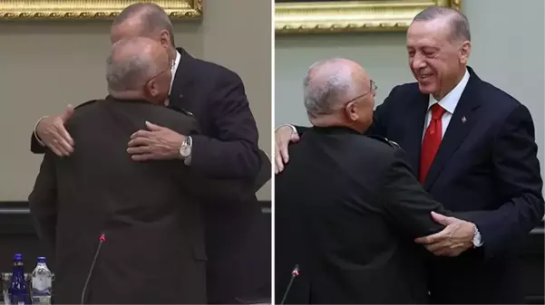 Son kez MGK toplantısına katılan Kara Kuvvetleri Komutanı Orgeneral Musa Avsever, duygulanıp Cumhurbaşkanı Erdoğan'a sarıldı