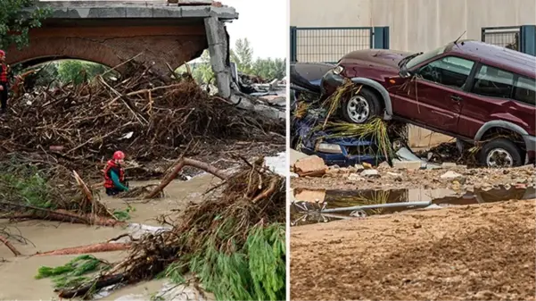 İspanya'yı sel vurdu: 3 ölü, 3 kayıp