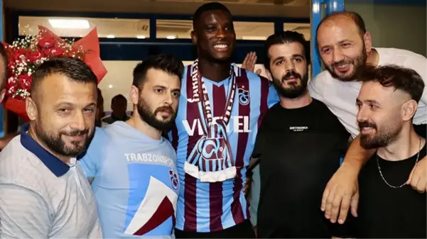 Dev forvet Paul Onuachu, Trabzonspor ile transfer görüşmeleri için Trabzon'a geldi