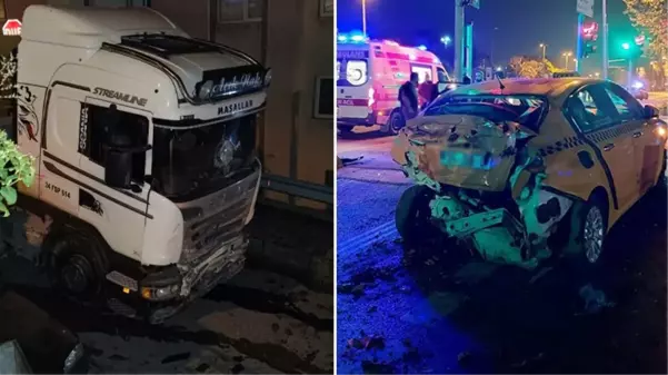 İstanbul'da hareketli gece! Alkollü sürücü kamyonuyla 14 aracı ezip dehşet saçtı