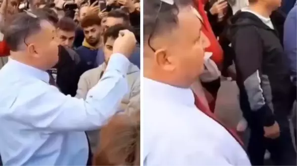 Emniyet müdür yardımcısı, protesto için toplanan gençleri dağıtırken kalabalıktan can alıcı bir soru geldi