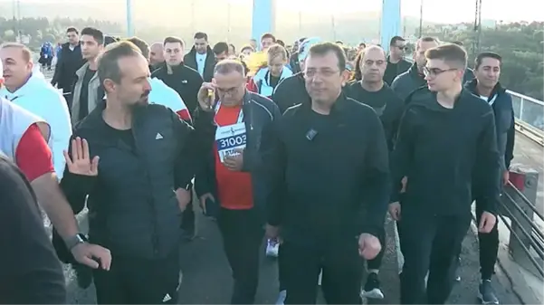 45. İstanbul Maratonu'na katılan İmamoğlu'na soruldu: Kılıçdaroğlu'ndan helallik isteyecek misiniz?