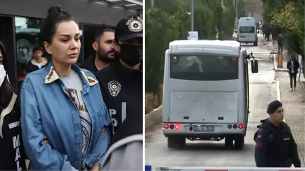 Dilan Polat ve Sıla Doğu polisler eşliğinde Marmara Cezaevi'ne getirildi