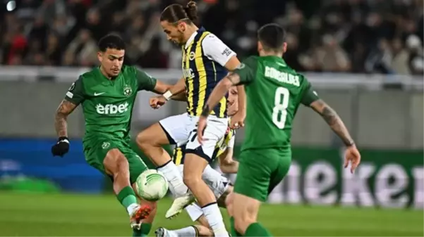 Fenerbahçe, Konferans Ligi'nde Ludogorets'e deplasmanda 2-0 yenildi