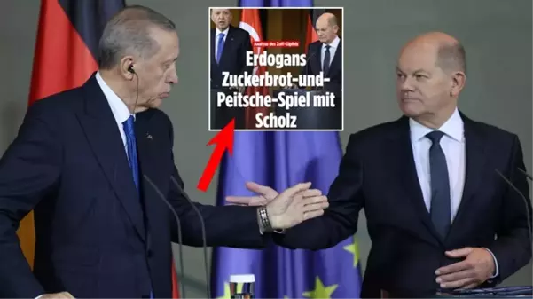 Erdoğan'ın tarihi ayarı Alman basınında! Attıkları manşet Scholz'u çıldırtacak