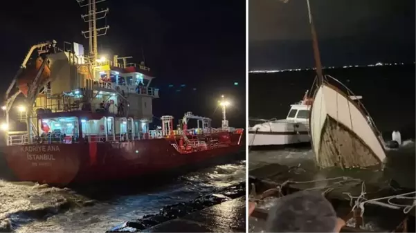 İstanbul'da fırtına hayatı felç etti: Çatılar uçtu, tekneler battı, tanker karaya oturdu