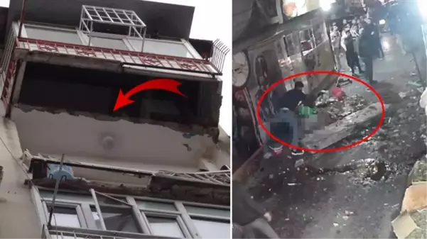 Balkon çökünce 7'nci kattan düşüp ölmüştü! Akılalmaz olayın görüntüleri ortaya çıktı