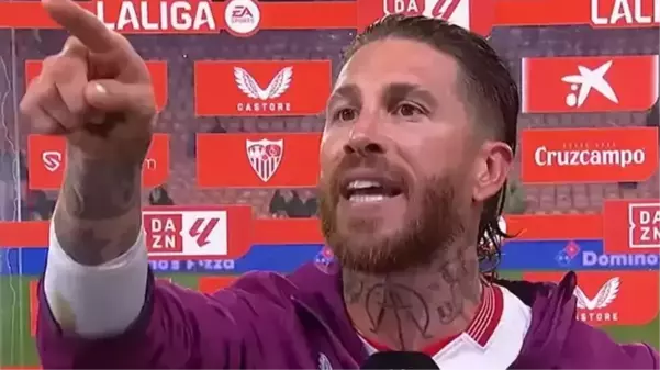 Sergio Ramos canlı yayında çok sinirlendi: Çenenizi kapatın