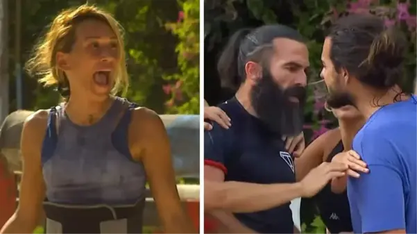 Survivor'da Hakan ve Turabi kavga etti! Oyunu yarıda kesilen Seda küplere bindi