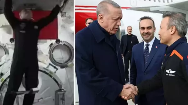 Cumhurbaşkanı Erdoğan'dan Alper Gezeravcı'ya: Benimle konuştuktan sonra nasıl yukarıya çıktın?