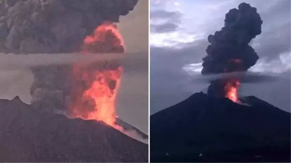 Japonya'daki Sakurajima Yanardağı'nda patlama! Küller 5 bin metre yükseldi, binalarda hasar meydana geldi