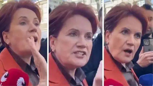 Akşener'den vatandaşın Yavaş ve İmamoğlu sorusuna tepki: Hadi be