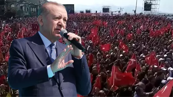 Erdoğan, İzmir mitingine katılan kişi sayısını açıkladı: Emniyetten bilgi aldım, alanda 100 bin kişi var