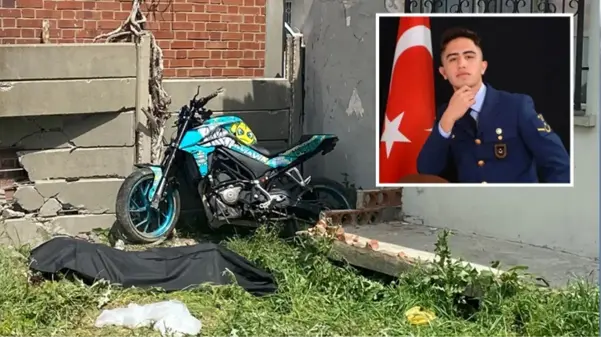 Motosiklet kazası, 21 yaşındaki hava astsubay öğrencisini hayattan kopardı