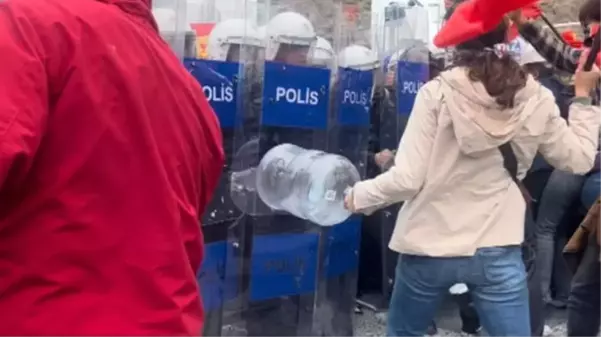 1 Mayıs'ta polise damacanayla vuran kadın da gözaltına alındı