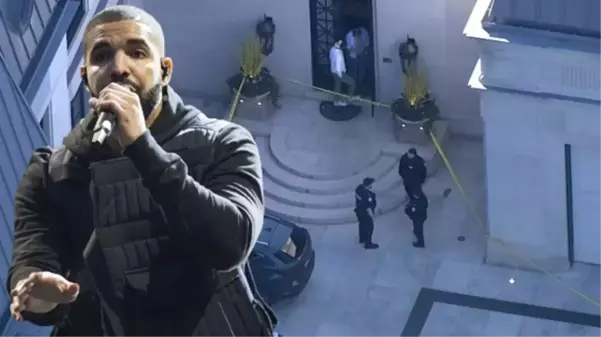 Ünlü rapçi Drake'in malikanesinin önünde silahlı saldırı! Güvenlik görevlisi vuruldu