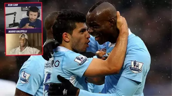 Bu iyiliği babası yapmaz! Agüero, Balotelli için canlı yayında transfer görüşmesi yaptı