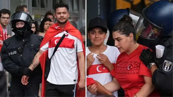 Almanların öfkesi dinmiyor! Hollanda maçı öncesi taraftarlarımız gözaltında