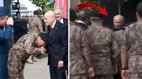 Özel Harekatçıların Bahçeli'nin elini öptüğü ziyaretten yeni görüntüler